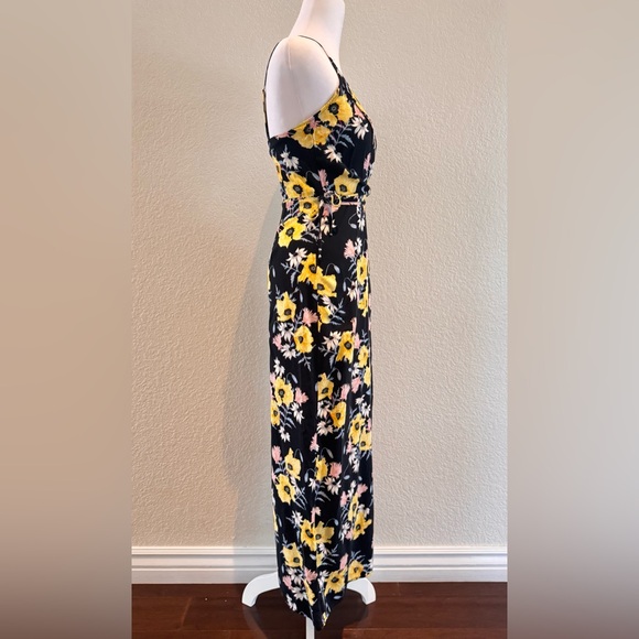 H&M Divided Floral Faux Wrap Maxi Dress – Size 4 - Picture 4 of 13